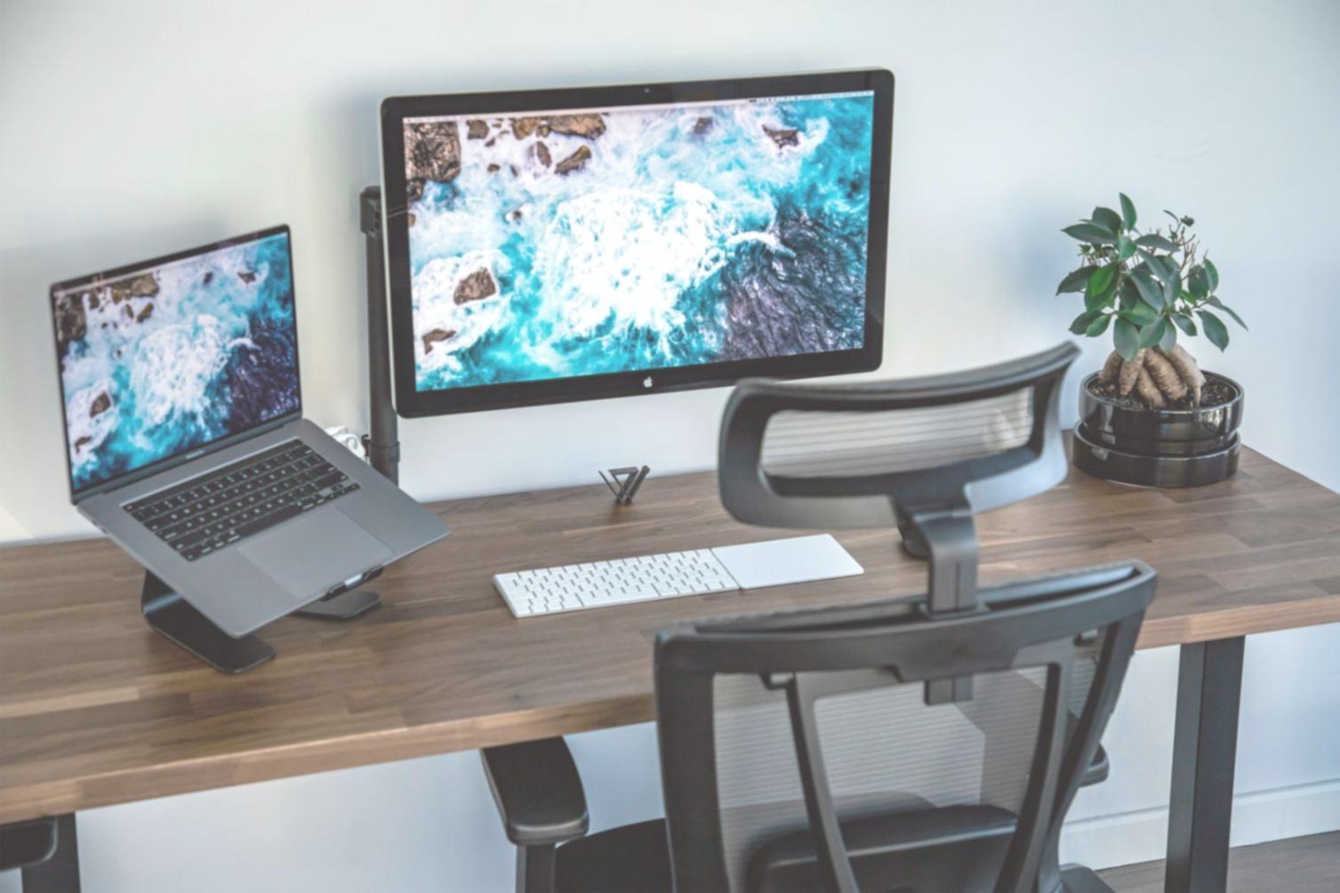 Business meeting discussing acquisition details